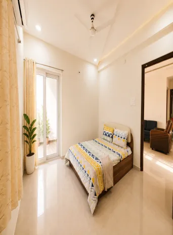 Tranquil Hillside by Guestly | Kondapur Retreat